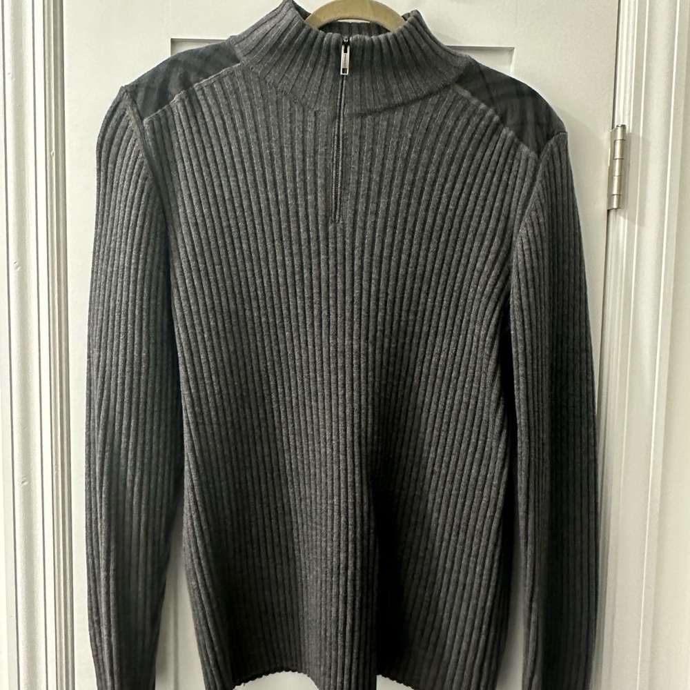 Burberry Nova Check Zip Sweater XL